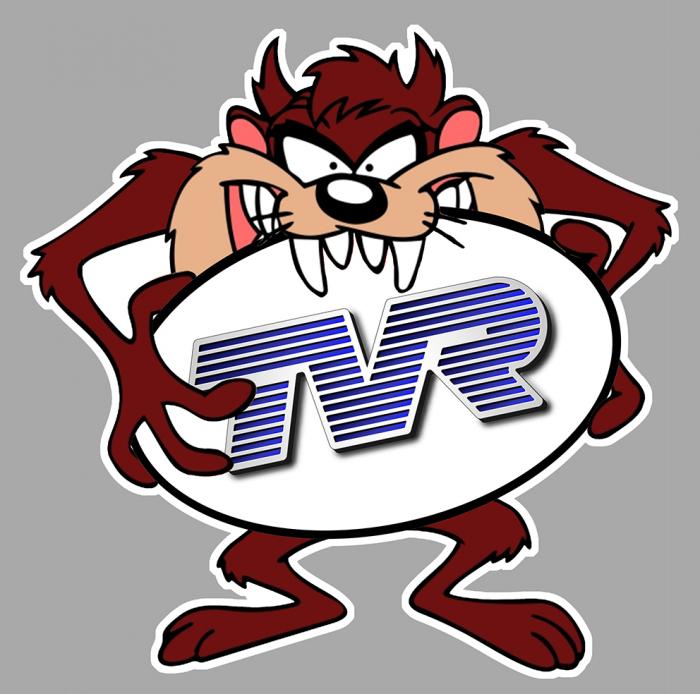 Sticker TAZ TVR : Couleur Course