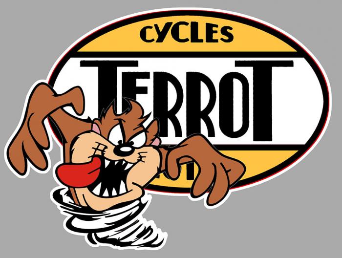 Sticker TAZ TERROT : Couleur Course