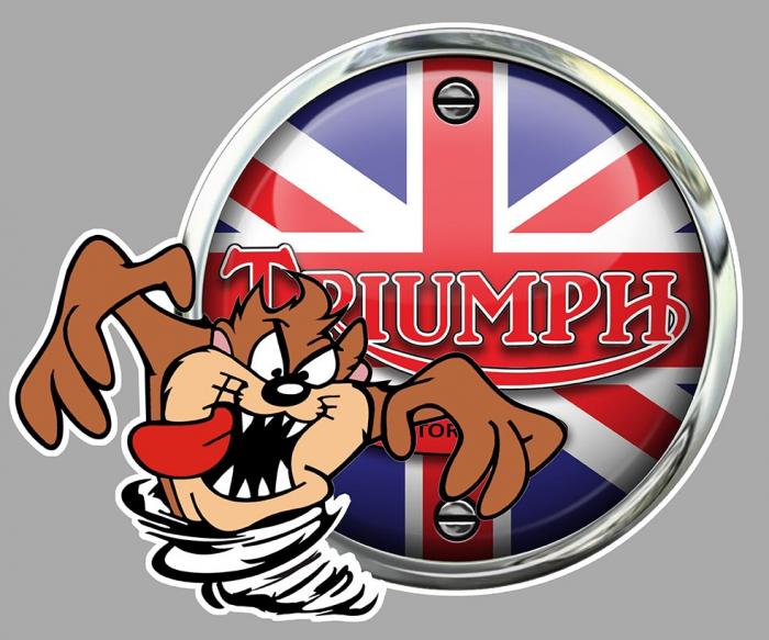 Sticker TAZ TRIUMPH : Couleur Course