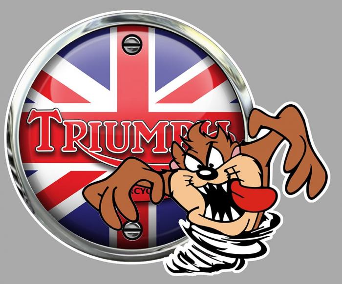 Sticker TAZ TRIUMPH : Couleur Course