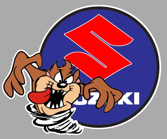 Sticker TAZ SUZUKI GSXR : Couleur Course