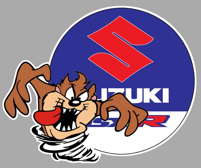 Sticker TAZ SUZUKI GSXR : Couleur Course