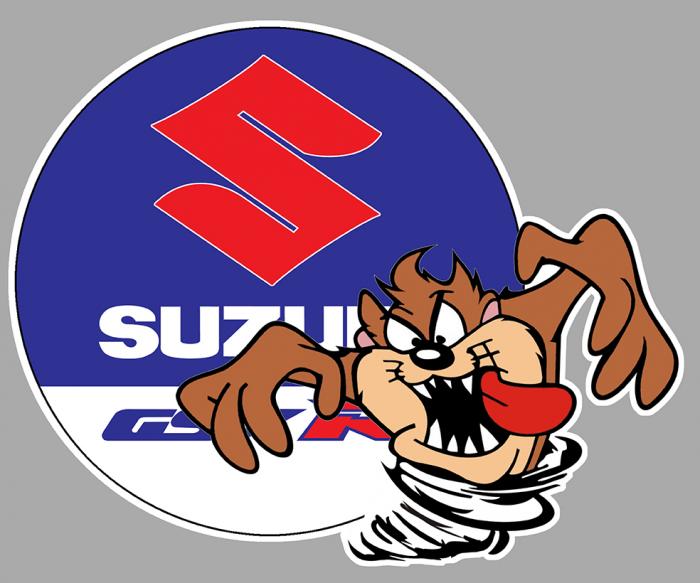 Sticker TAZ SUZUKI GSXR : Couleur Course