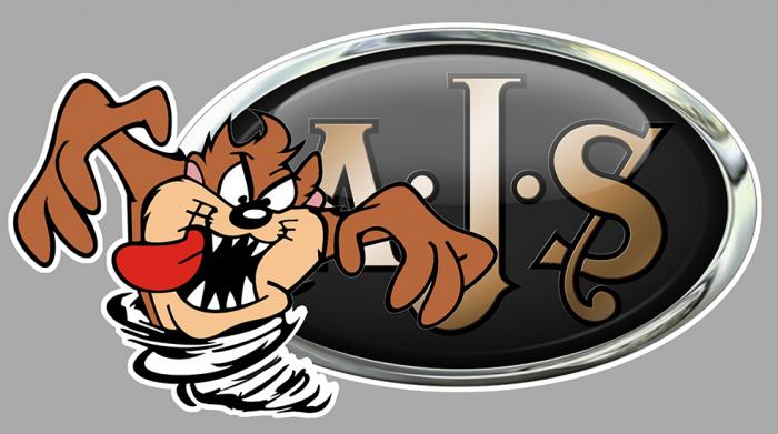 Sticker TAZ AJS : Couleur Course