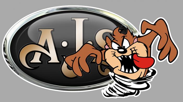 Sticker TAZ AJS : Couleur Course