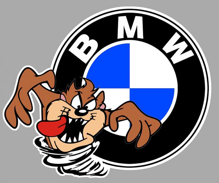 Sticker TAZ BMW : Couleur Course