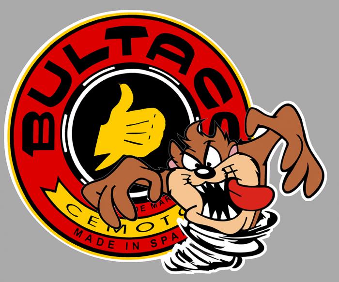 Sticker TAZ BULTACO : Couleur Course