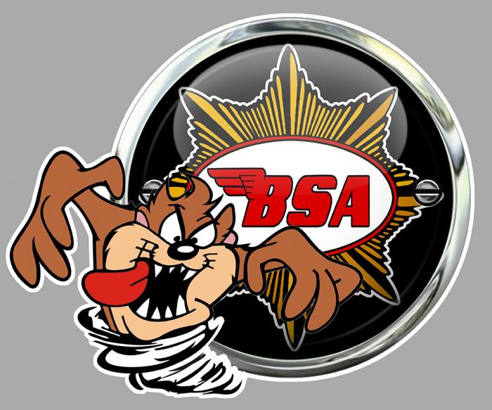 Sticker TAZ BSA : Couleur Course