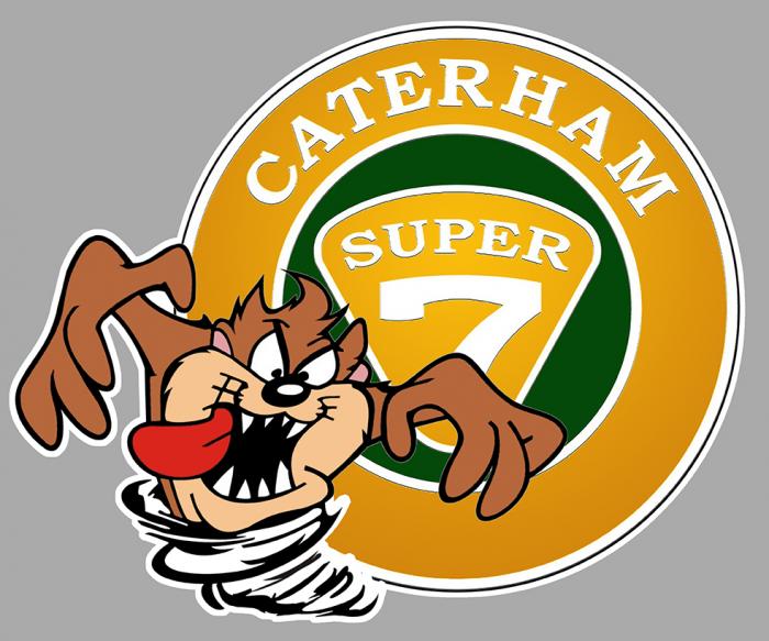 Sticker TAZ CATERHAM : Couleur Course