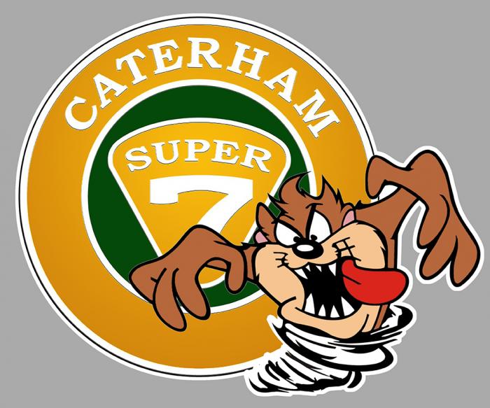 Sticker TAZ CATERHAM : Couleur Course