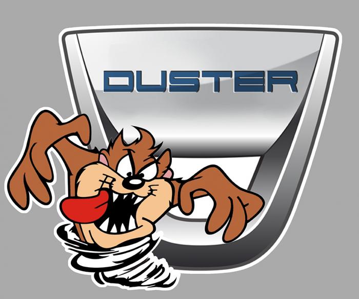 Sticker TAZ DUSTER : Couleur Course