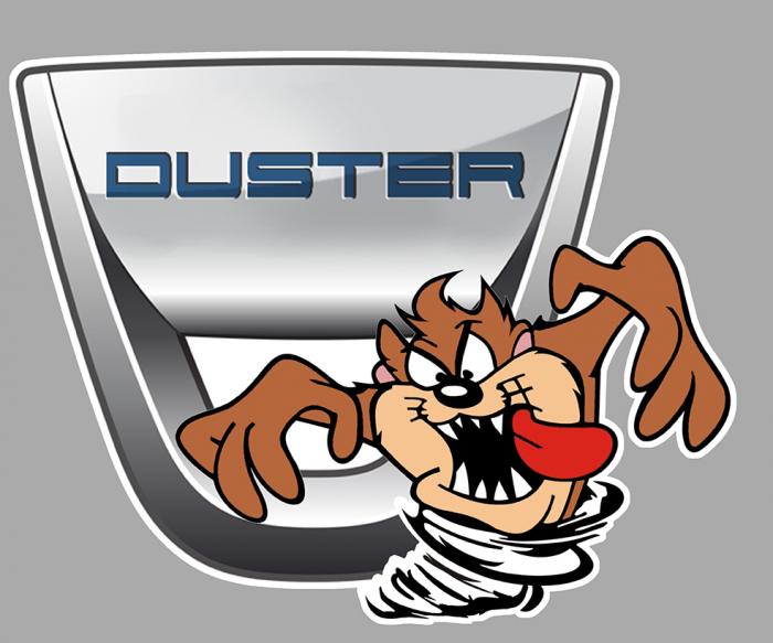 Sticker TAZ DUSTER : Couleur Course