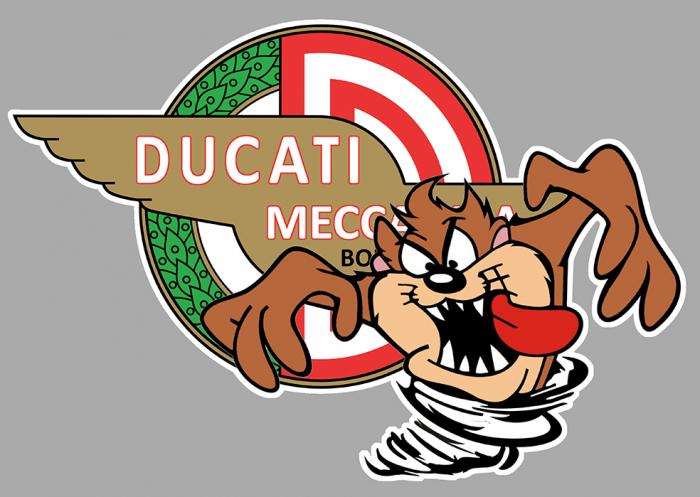 Sticker TAZ DUCATI : Couleur Course