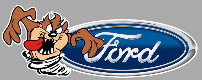 Sticker FORD TAZ : Couleur Course