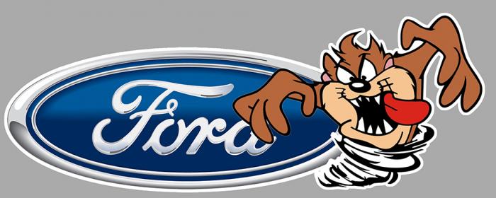 Sticker FORD TAZ : Couleur Course