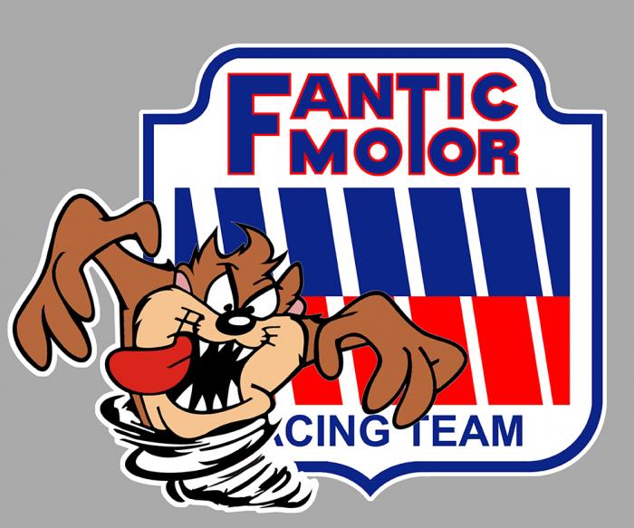 Sticker TAZ FANTIC MOTOR : Couleur Course