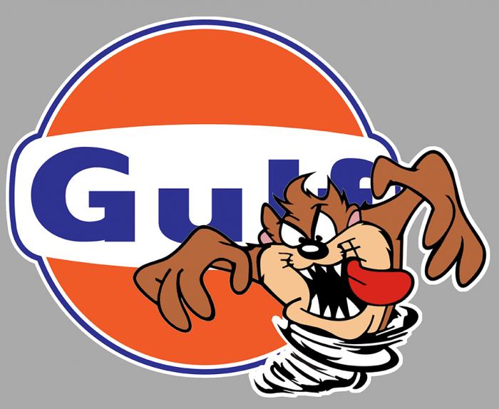 Sticker TAZ GULF : Couleur Course