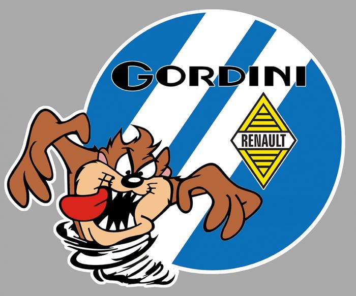 Sticker TAZ GORDINI : Couleur Course