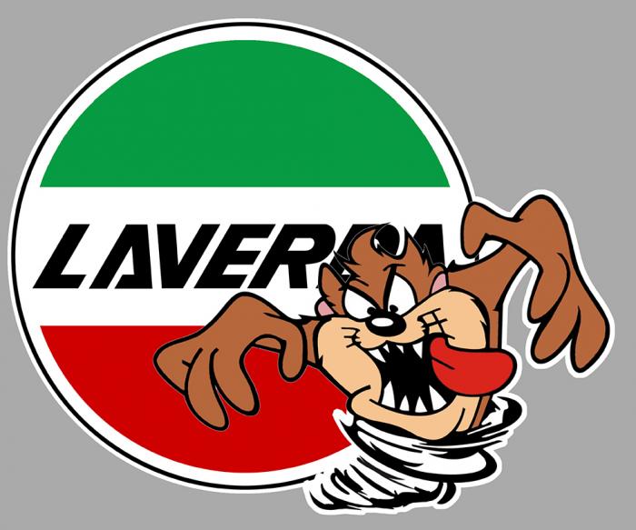 Sticker TAZ LAVERDA : Couleur Course