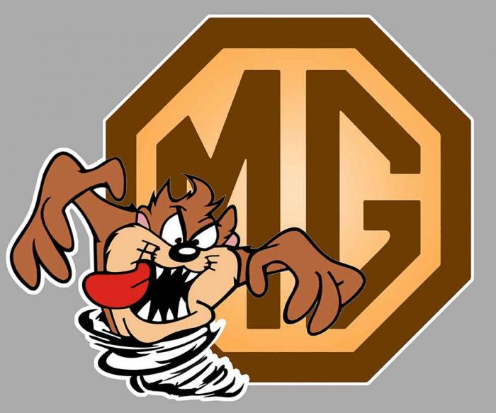 Sticker TAZ MG : Couleur Course