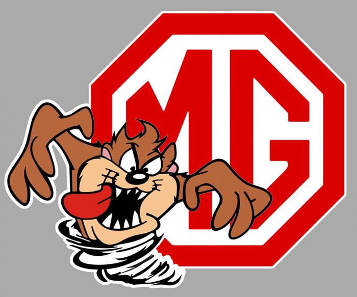 Sticker TAZ MG : Couleur Course