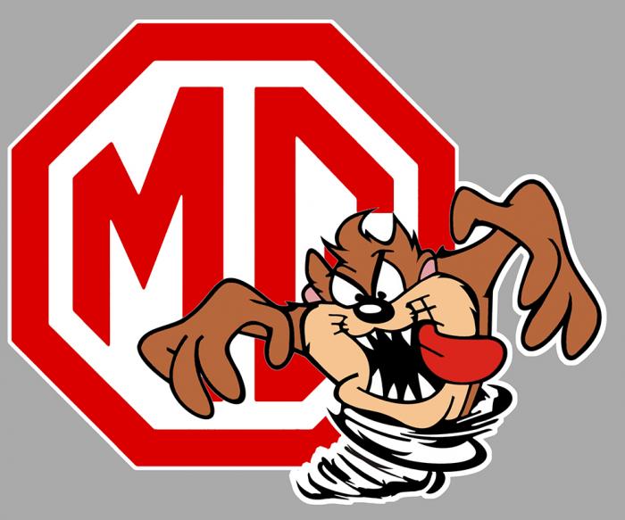 Sticker TAZ MG : Couleur Course