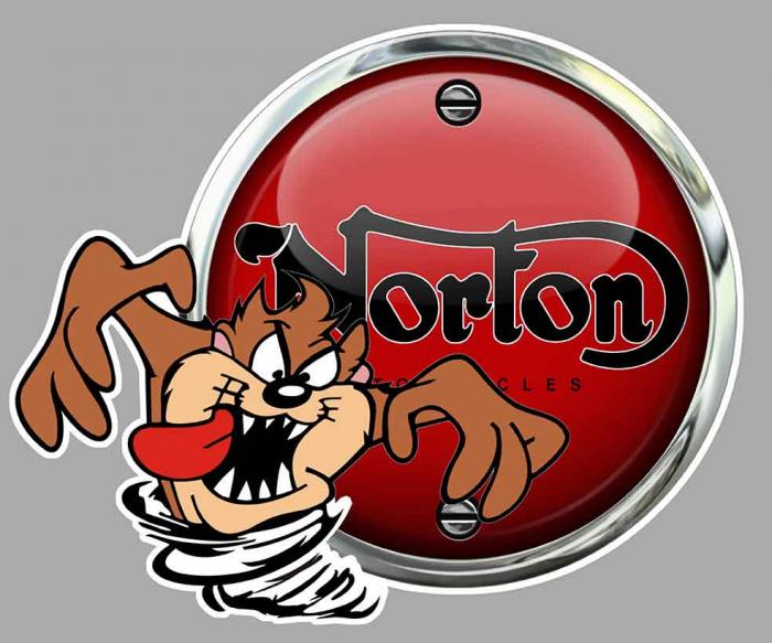 Sticker TAZ NORTON : Couleur Course