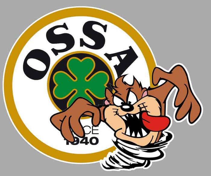 Sticker TAZ OSSA : Couleur Course