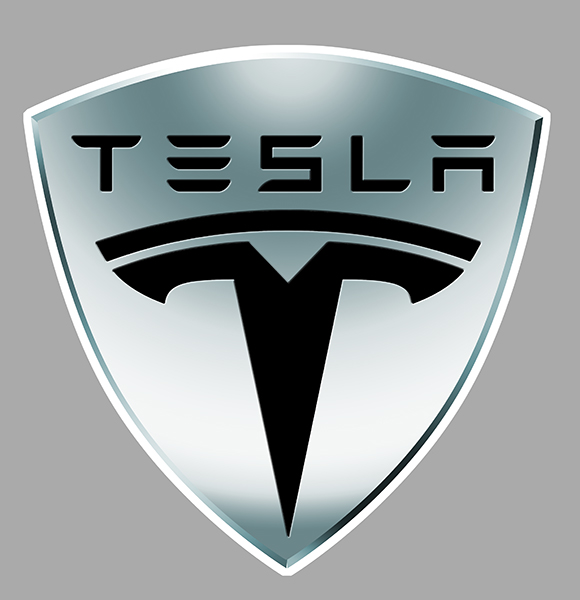 Sticker TESLA : Couleur Course