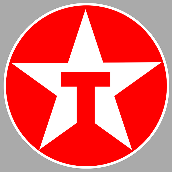 Sticker TEXACO : Couleur Course