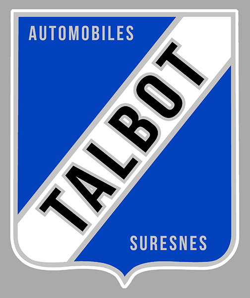 Sticker TALBOT : Couleur Course