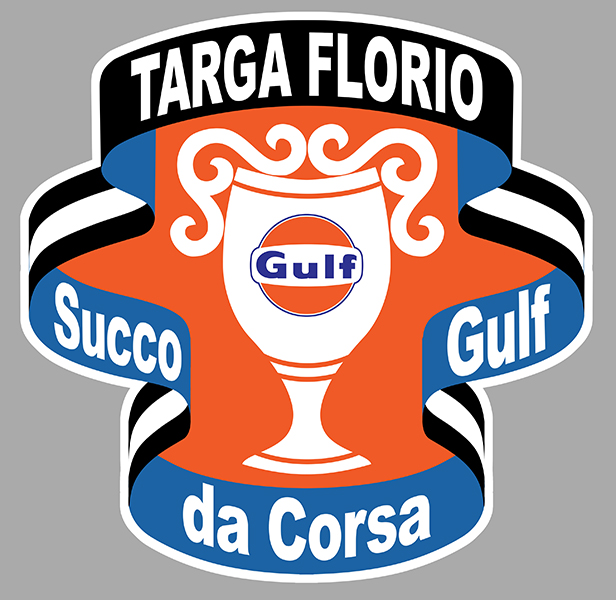 Sticker CIRCUIT TARGA FLORIO GULF : Couleur Course