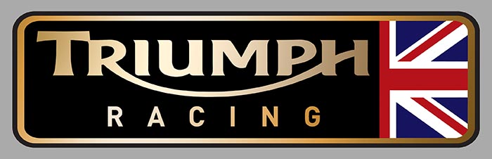 Sticker TRIUMPH RACING : Couleur Course