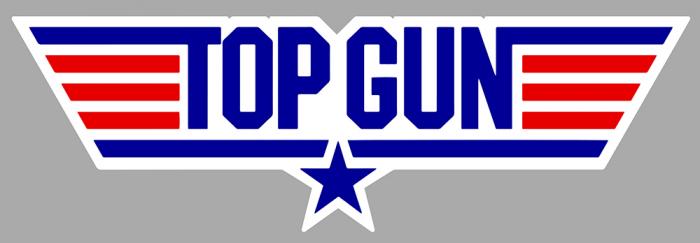 Sticker TOP GUN : Couleur Course