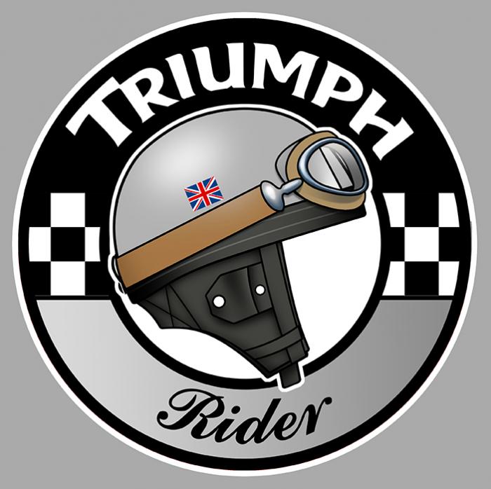 Sticker TRIUMPH RIDER : Couleur Course