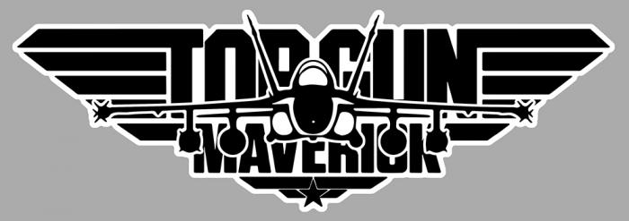 Sticker TOP GUN MAVERICK : Couleur Course