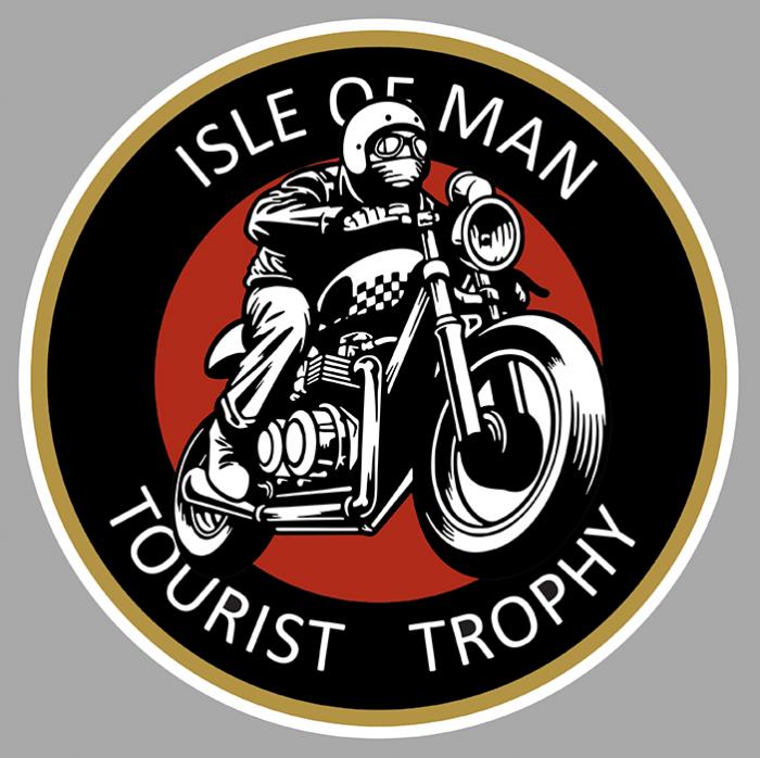 Sticker ISLE OF MAN TOURIST TROPHY TT : Couleur Course