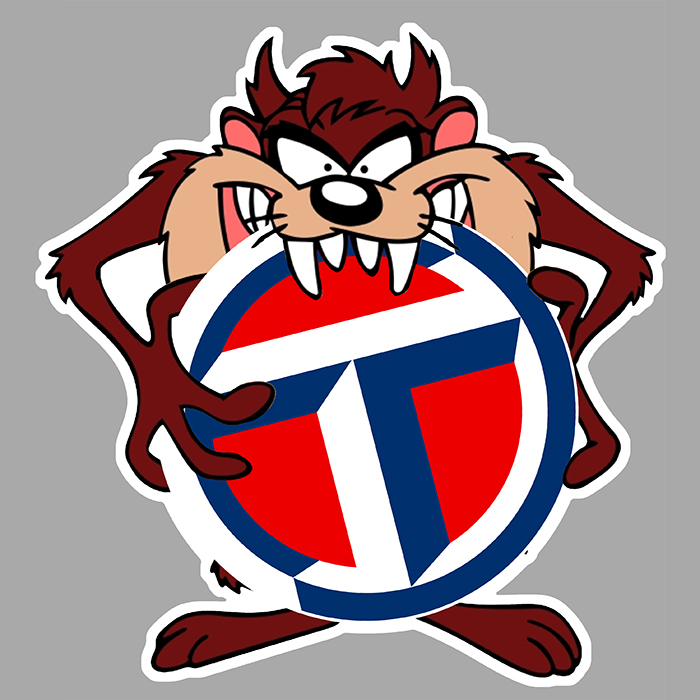 Sticker TAZ TALBOT : Couleur Course