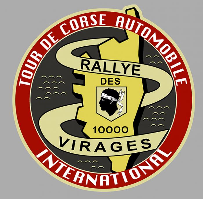 Sticker TOUR DE CORSE : Couleur Course