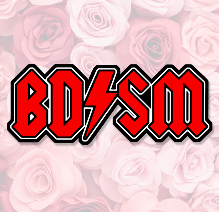 Sticker BDSM ACDC : Couleur Course