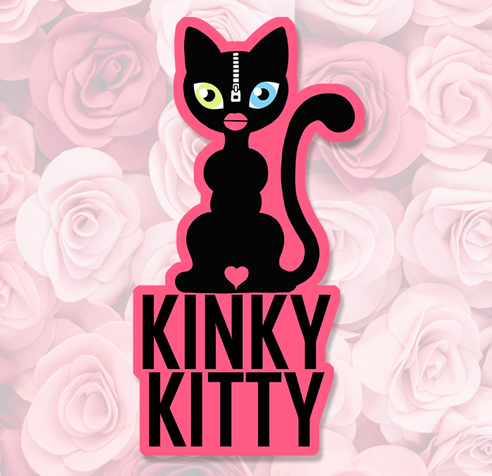 Sticker SEXY KINKY KITTY : Couleur Course