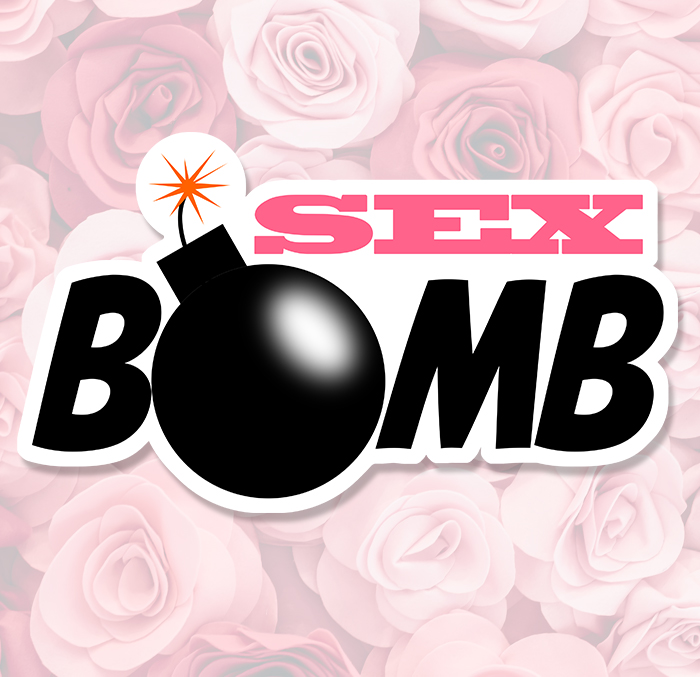 Sticker SEX BOMB : Couleur Course