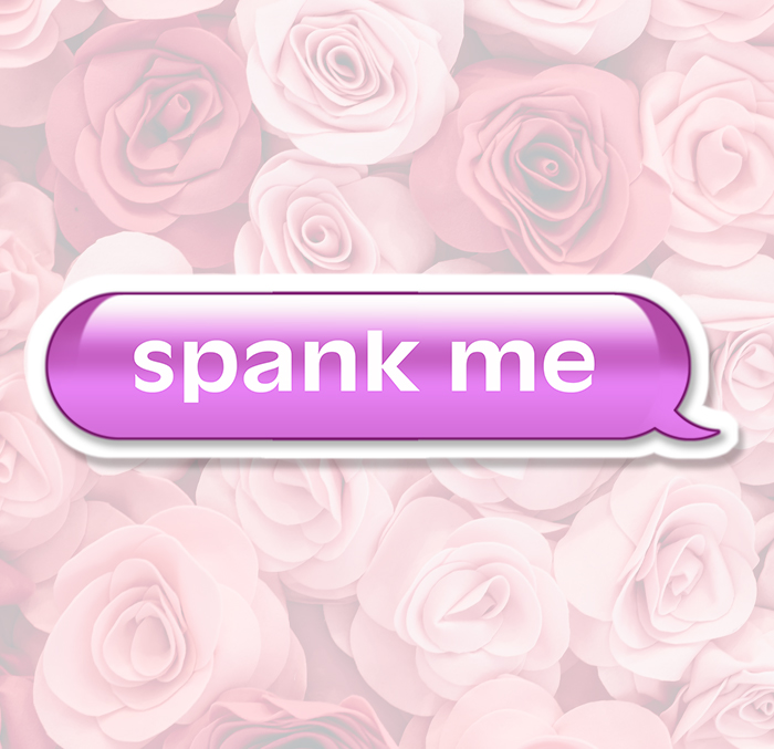 Sticker SPANK ME : Couleur Course