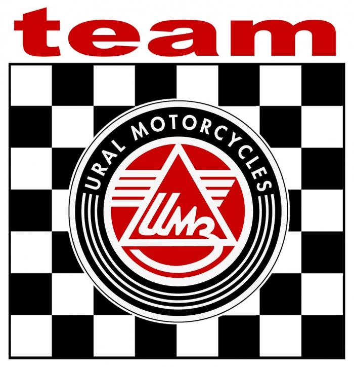 Sticker URAL TEAM : Couleur Course