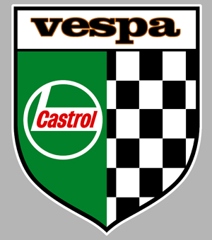 Sticker VESPA : Couleur Course