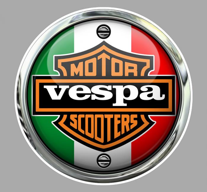 Sticker VESPA : Couleur Course