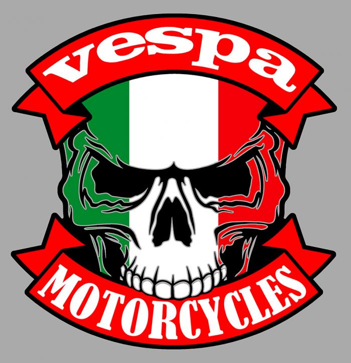 Sticker VESPA : Couleur Course