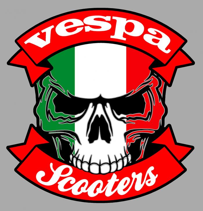 Sticker VESPA : Couleur Course