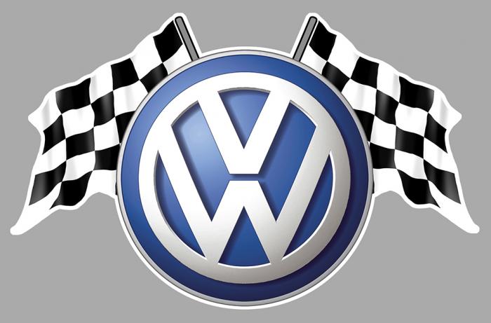 Sticker VW  : Couleur Course