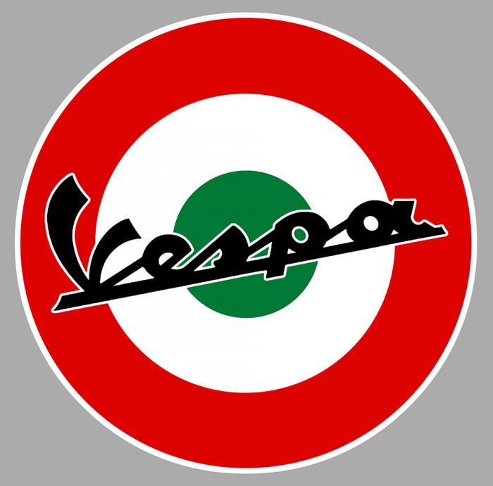 Sticker VESPA : Couleur Course